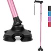 REHAND Walking Cane for Men & Women - Foldable, Adjustable,