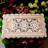 Hetao 16x23 100% Cotton Handmade Crochet lace Table Runners Oblong