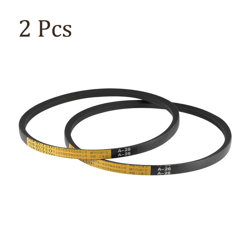Kozelo 2 x A-26 drive V-belt, 26 inch inner circumference,