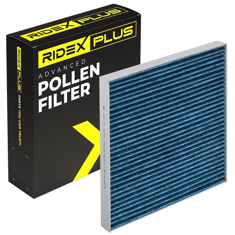 RIDEX Plus Cabin Air Filter 424I0743P Pollen Filter Activated Carbon