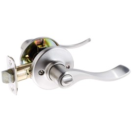 KWIKSET 93001-882 Balboa Non-Handed Bed/Bath Lever, Satin Nickel