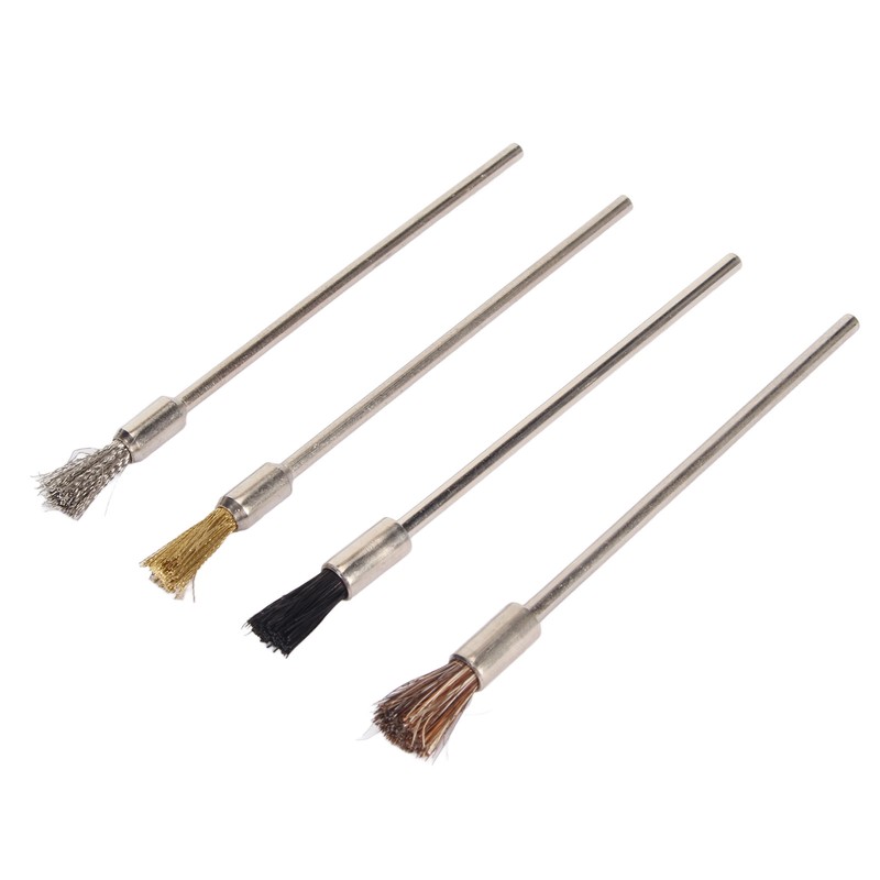 4pcs Watch Cleaning Wire Brush Watch Polishing Multi Functional Rust