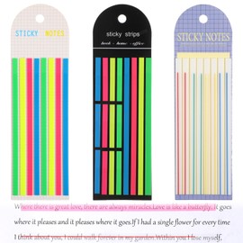 420Pcs Mahjong Line Finder Notes, 3 Styles Mahjong Line Reader Highlighter Stripe, Sticky Mah Jong Cards Rule Reader, Mah Jong Accessories and Gifts for Player Beginner