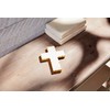 Mud Gold Edge Marble Cross