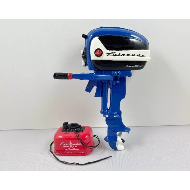 Blackway Boat Models Miniature Outboard Motor, Blue 1957 Evinrude 18