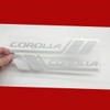 Corolla Sticker Body Fender Door Side Glass Side Skirt Emblem