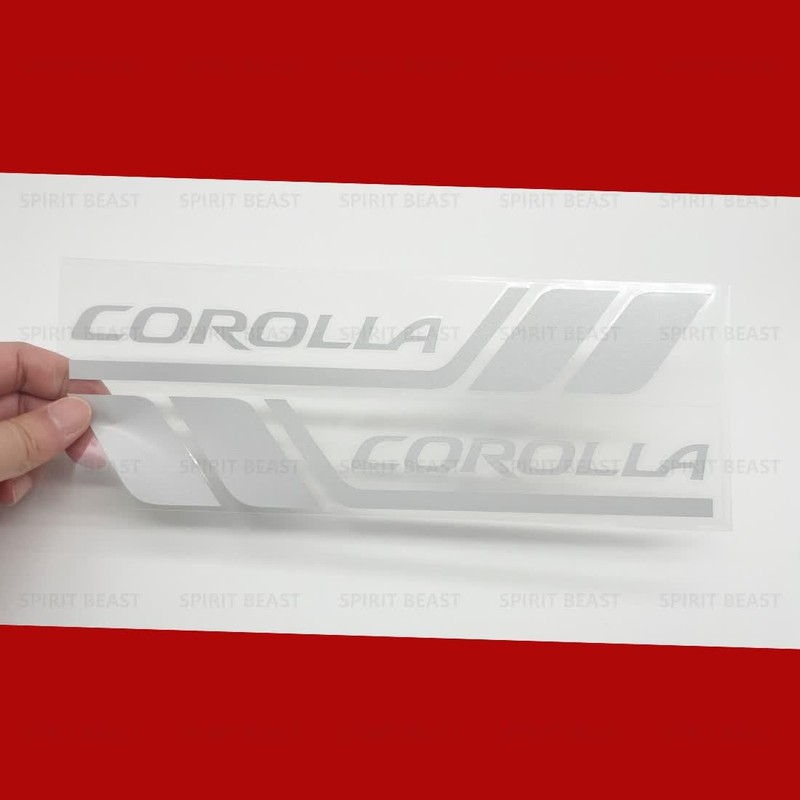 Corolla Sticker Body Fender Door Side Glass Side Skirt Emblem