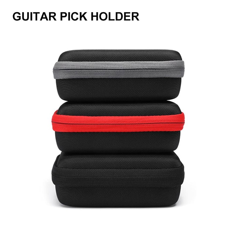 Faderr Guitar Pick Holder Storage Box Zipper Guitar Picks Bag