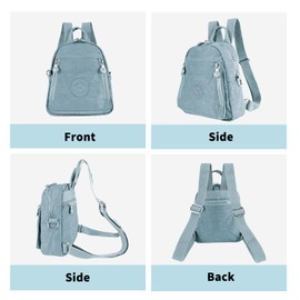 ZURV Mini Women Small Purse Cute Small Backpack Purse for Girls Aesthetic Vintage Travel Backpack