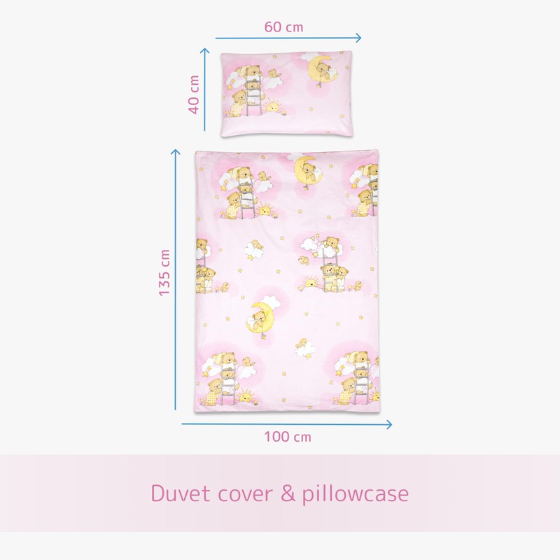 Baby Comfort 2 Piece Bedding Set 135x100 cm Duvet Cover