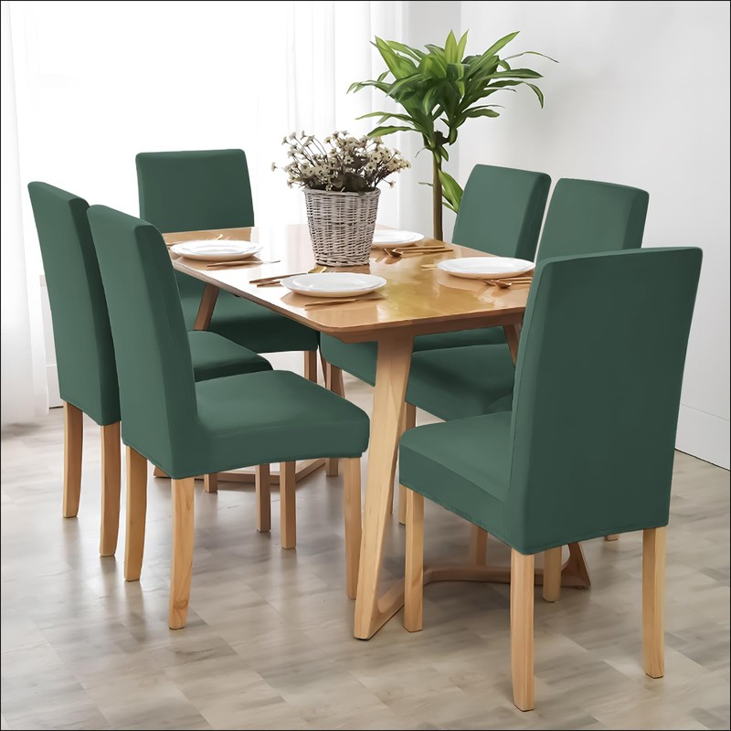 Homebliss Stuhlhussen 4er Set Stretch,Stuhlhussen Schwingstühle Elastisch für Esszimmer- und