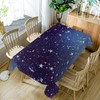 TTQYFNM 54x108inches Dark Blue Starry Night Sky Tablecloth Galaxy Stars