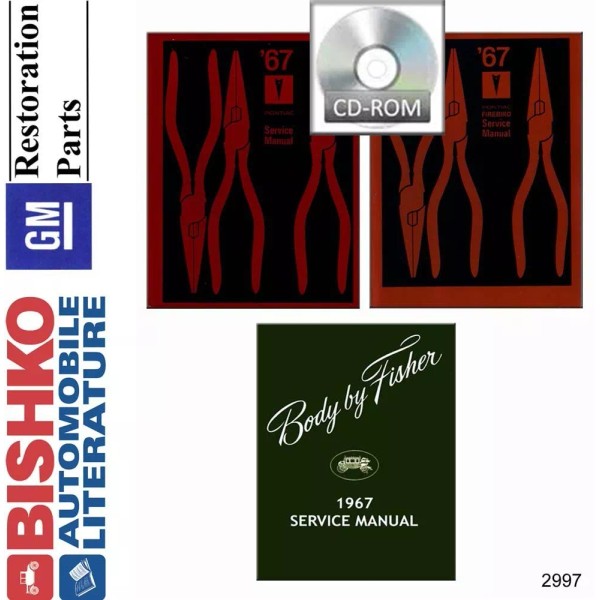 Pontiac 1967 Pontiac Catalina Firebird Service Shop Repair Manual CD