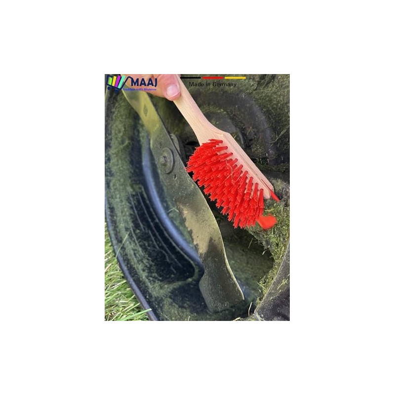 Set of 2 MAAJ Lawnmower Brush/Tool Brush Red + Green