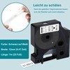 Compatible Label Tape to Replace DYMO D1 45013 S0720530 Black