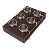 6Pcs Mule Mug Holder Set Sturdy Hammered Cocktail Drink Beer