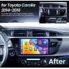 Fortdows 10.1'' For Toyota Corolla 2014-2016 Apple Carplay Android12 Car