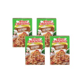 Tony Chachere Rice Dinner Mix, Gumbo, 4 Count