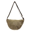 Small Teddy Fur Crossbody Bum Bag Unisex Belt Bag Shoulder