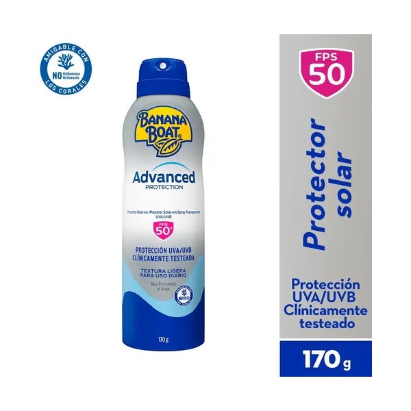 Protector Solar Banana Boat Advanced Protection 50+FPS Spray