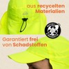 iQ-UV iQ-Company Protective Cap with Neck Protection Recycled, Yellow recycled