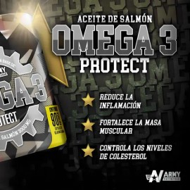 Omega 3 Protect Epa Dha Aceite Puro Salmon 90 Caps Sin Sabor