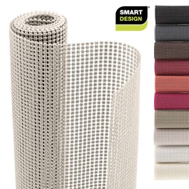 Smart Design Shelf Liner Classic Grip - (18 Inch x 5 Feet) - Drawer Cabinet Non Adhesive Protection - Kitchen [Taupe]