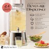 Style Setter Patchwork Beverage Dispenser Cold Drink Dispenser w/ 2.4-Gallon