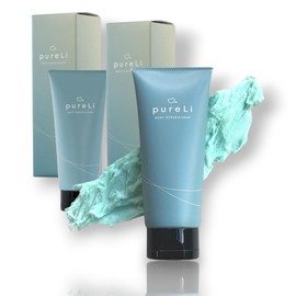 pureLi Pure Body Scrub & Body Soap, 7.1 oz (200 g), Mandarin Wood Scent, Tube Type, Highly Moisturizing, Moist Skin Care, Blackheads