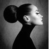 Black Abstract Portrait Backdrop Black Gray Solid Color Photography Background