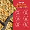 Suzie's Organic Saltines Crackers|Salted w/Extra Virgin Olive Oil|Low Saturated Fat|Healthy