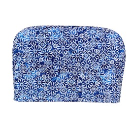 2 Slice Slot Daisies Daisy White Blue Reversible Kitchen Appliance Toaster Dust Cover Cozy 11.5(l) x 7.5(h) x 5.5(w)