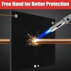 1/5"(5mm) Welding Blanket Fireproof, 12''x12'' Thickened Heat Shield Welding Pad,
