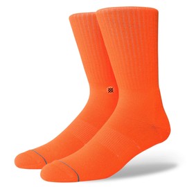Stance Icon Anthem Socks Medium Florescent Pink