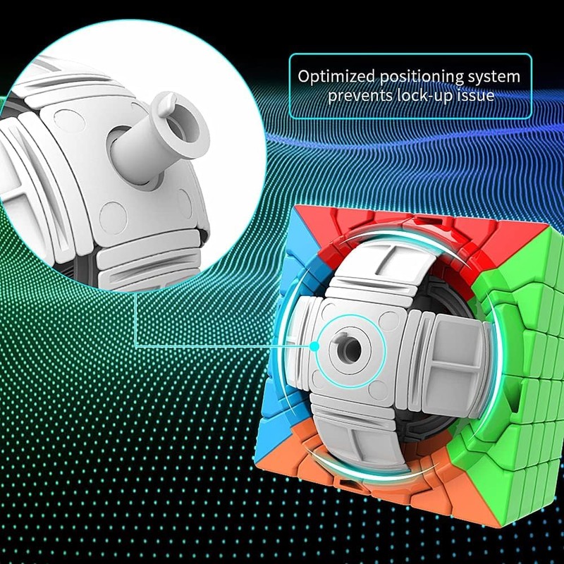XMDCuber MOYU Meilong 6x6 V2 Speed Cube Stickerless, Meilong 6
