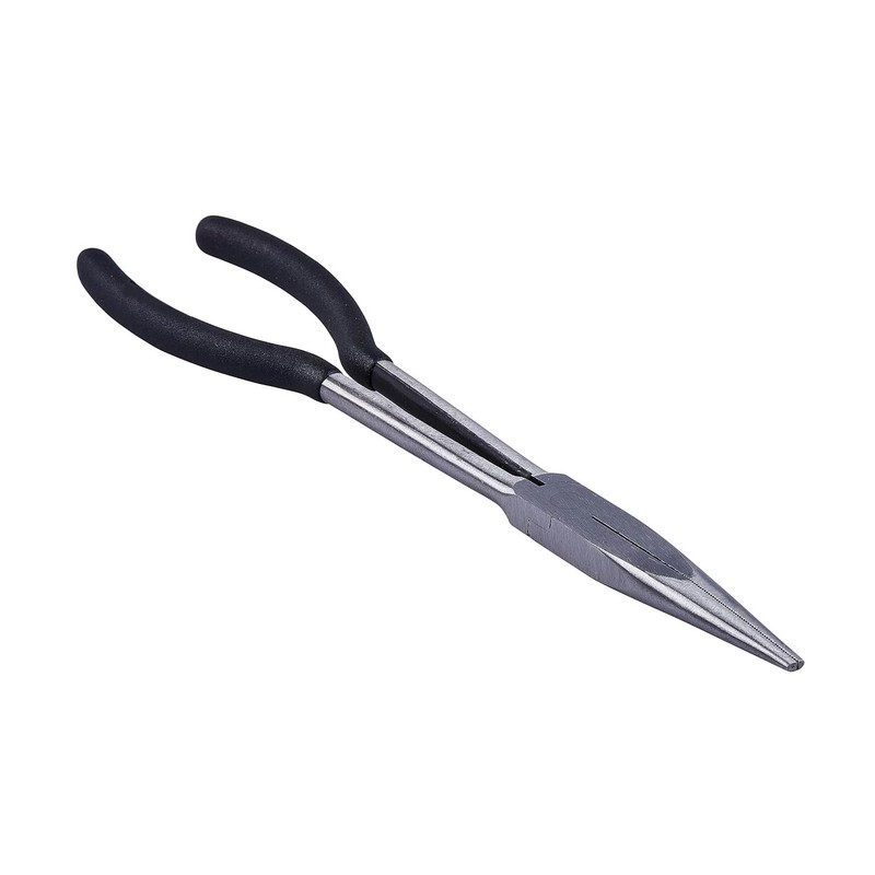 Mr.Gadget's Solutions 28cm Long Reach Straight Nose Pliers, Drop Forged