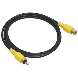 Audio Fan RCA Pin Plug Male to Female Cable Total Length Approx. 3.3 ft (1 m)