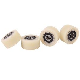 Smart Machines 4 x Nylon Polyamide Wheels Diameter 40mm Width 20mm 10mm Bearings Precision Made in EU