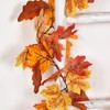 Autumn Maple Leaf Garland - 1 Pack 5.8 Ft Maple