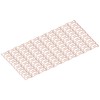 100pcs Shaped Paper Clips Electroplating Rose Gold Series Metal Portable