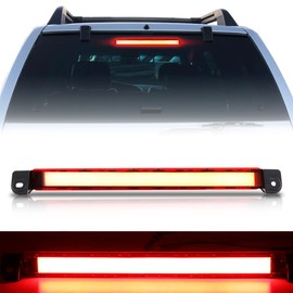 Auto Dynasty 3D LED Red Lens 3rd Rear Brake Light High Mount Stop Lamp Compatible with Pathfinder Infiniti QX4 01-04
