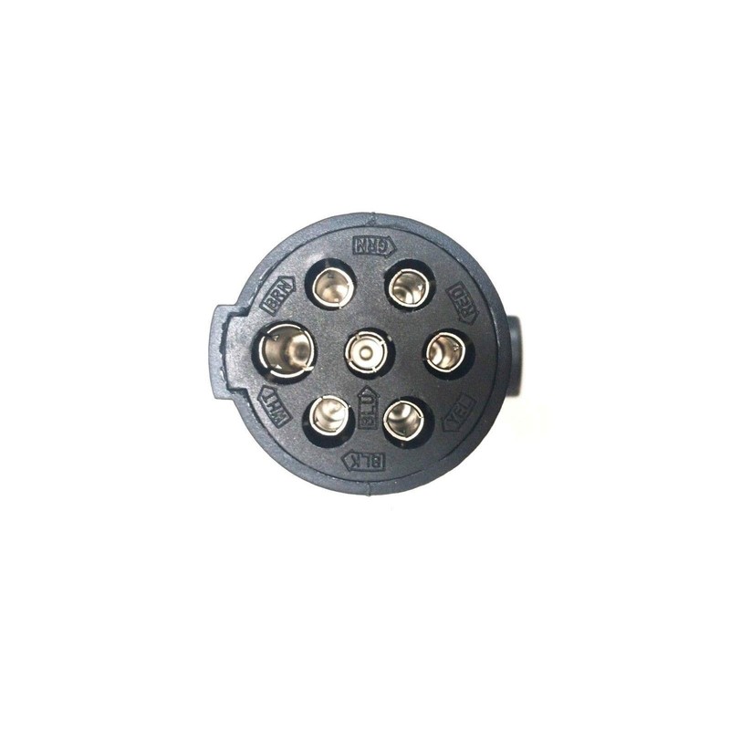 Plug 7 Pin / 24 V Plastic Car Trailer Socket