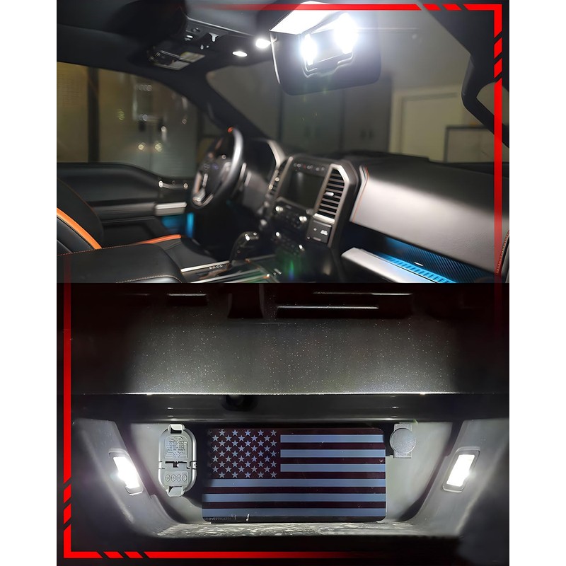 WLTATBUA LED Interior Light Kit Package Replacement for Ford Explorer
