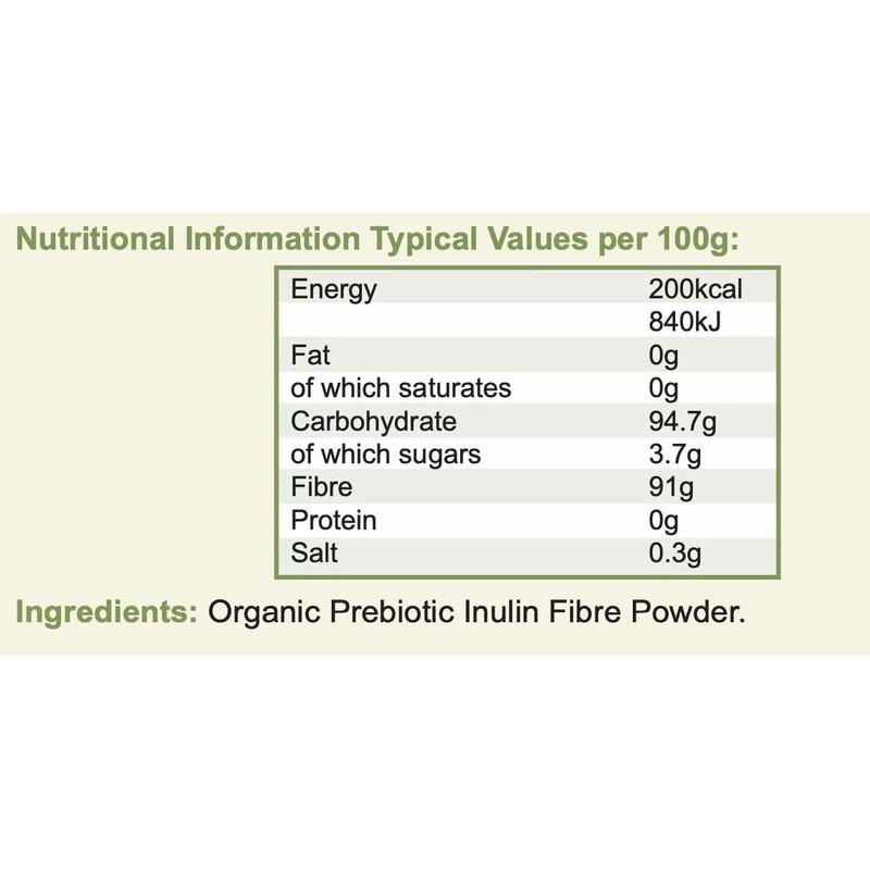Golden Greens Organic Prebiotic Inulin Fibre, 250g