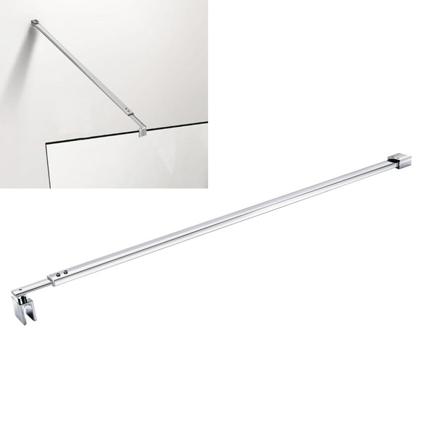 Shower Door Support Bar Arm Glass Door Fixed Panel for