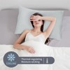 LINENOVA 100% Bamboo Pillowcase Body Size - Breathable Cooling for