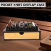 Pocket Knife Display Case, EDC Knife Rack for 7 Knives