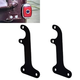 2 Pack Tail Light Brackets Compatible with Fo-rd F100 Pickup Truck 1954 1953 1956 1955, A Lights, Hot Rods, Custom, Street Rods, CustomFits Both Passenger & Driver Side, Black