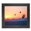 ArtToFrames 10x27 inch Black - Distressed Wood Wood Picture Frame,
