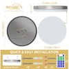2 Pack 13 Inch Round LED Flush Mount Ceiling Light